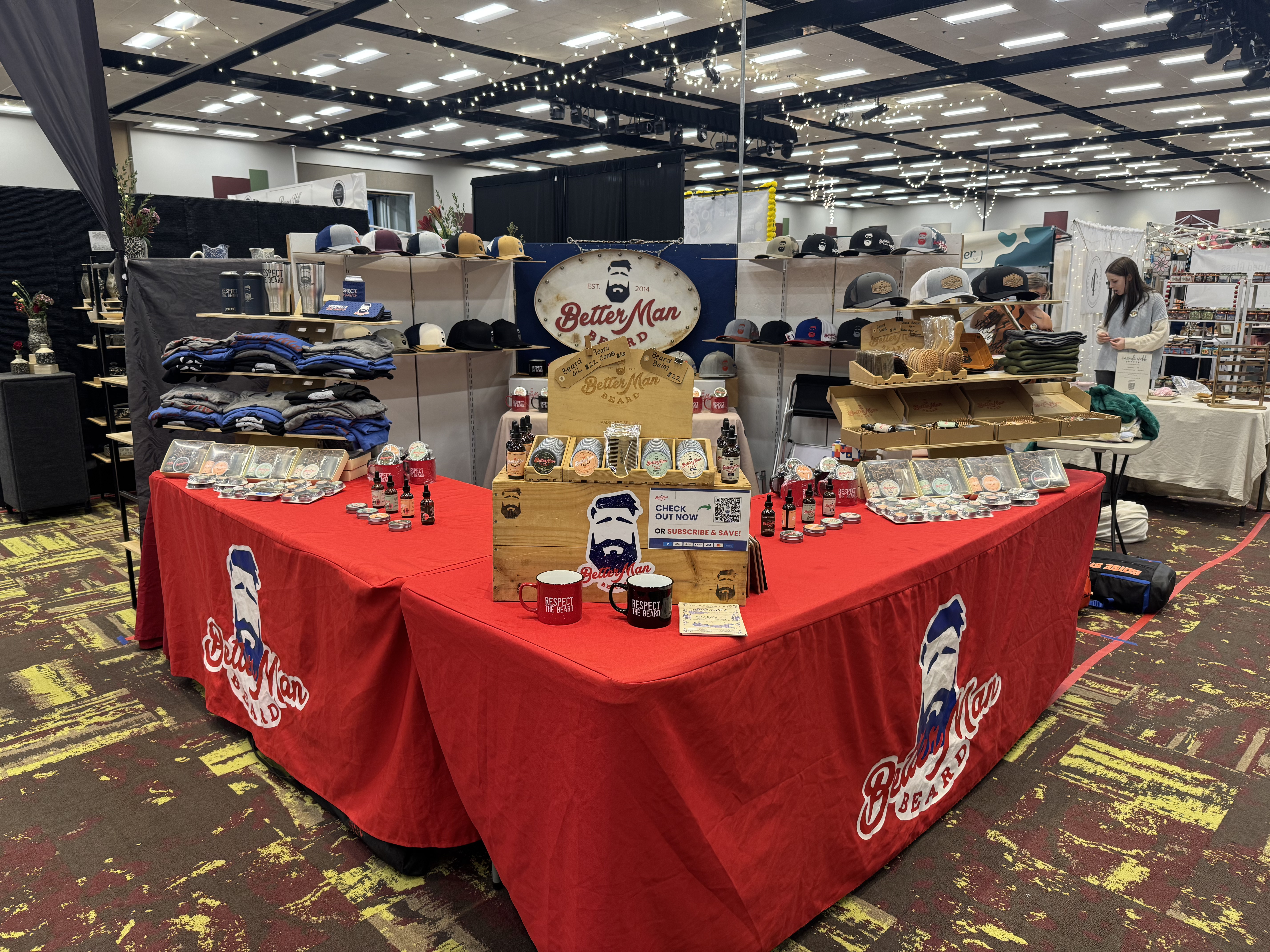 Picture of Cup, Handbag, Person, Desk, Hat, Indoors, Market, Shop, Helmet with text EST 2014 BetterM...